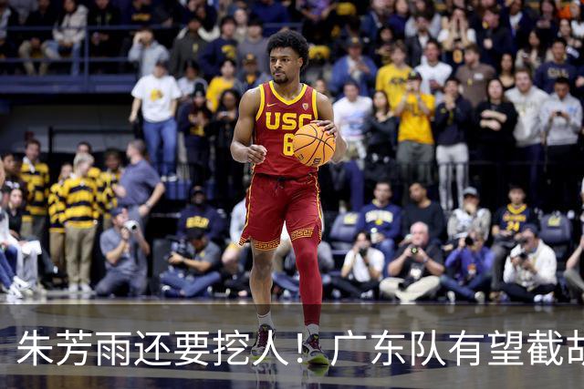 朱芳雨还要挖人！广东队有望截胡“场均12+5”之人，总决赛有戏了